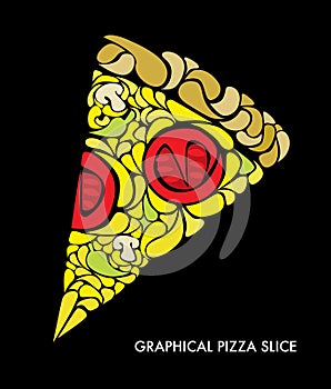 Pizza slice file Ã¢â¬â stock illustration photo